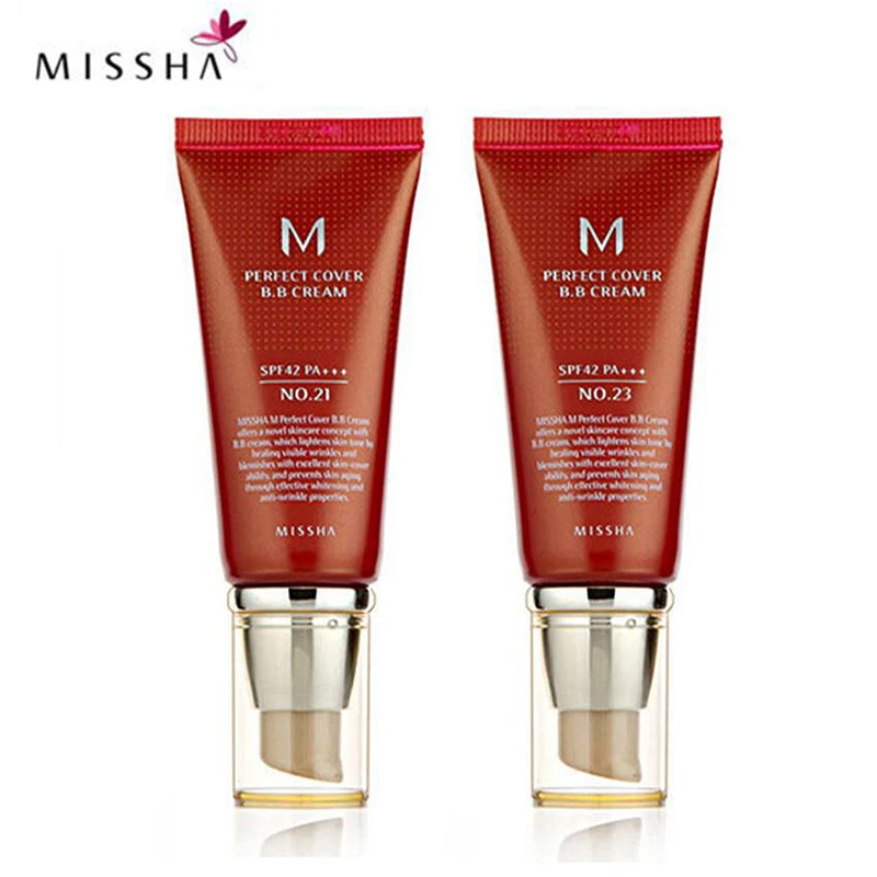 Крем Missha BB #21 или #23 SPF42 PA +++ корейская косметика база для макияжа CC Кремы
