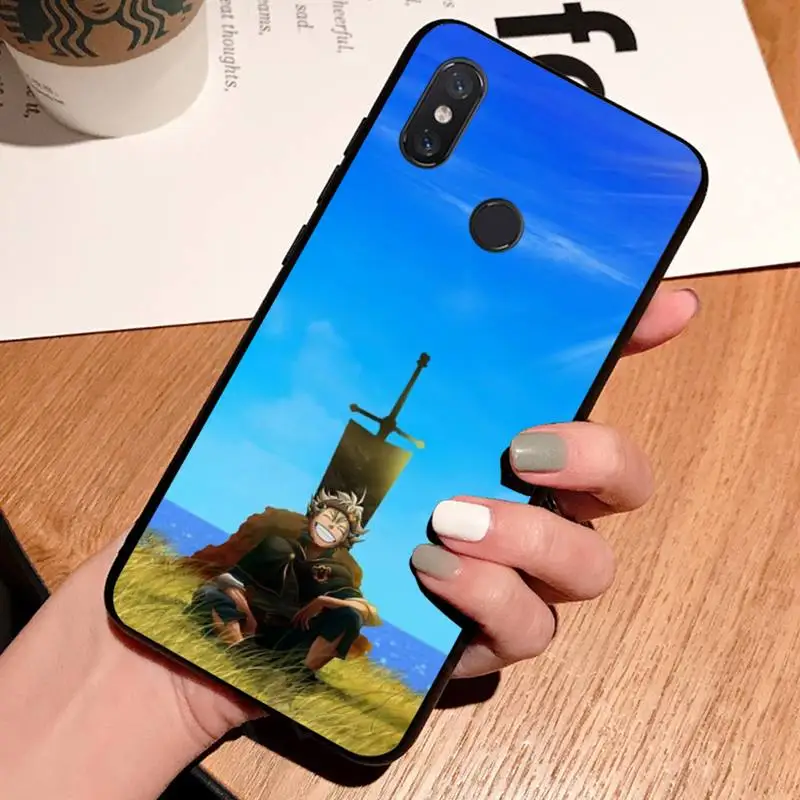 

Black clover asta demon Phone Case For Xiaomi Redmi 7 8 9t a3 9se k20 mi8 max3 lite 9 note 9s 10 pro