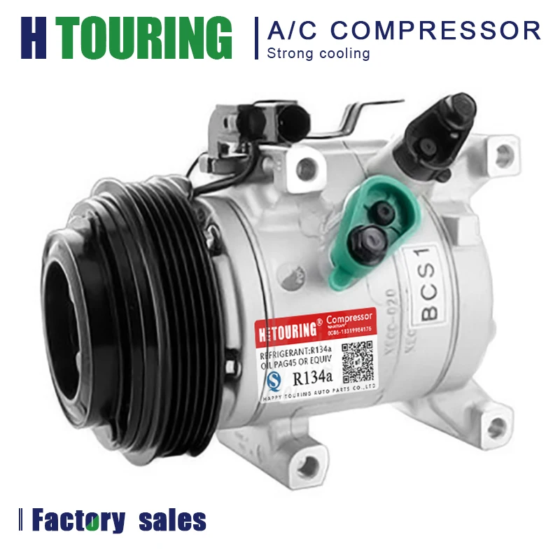 Компрессор переменного тока для Hyundai i10 2014 2015 2016 2017 KIA 9520076 KA0 95200-76KA1 97701-B4000 F500-9ADCA-02