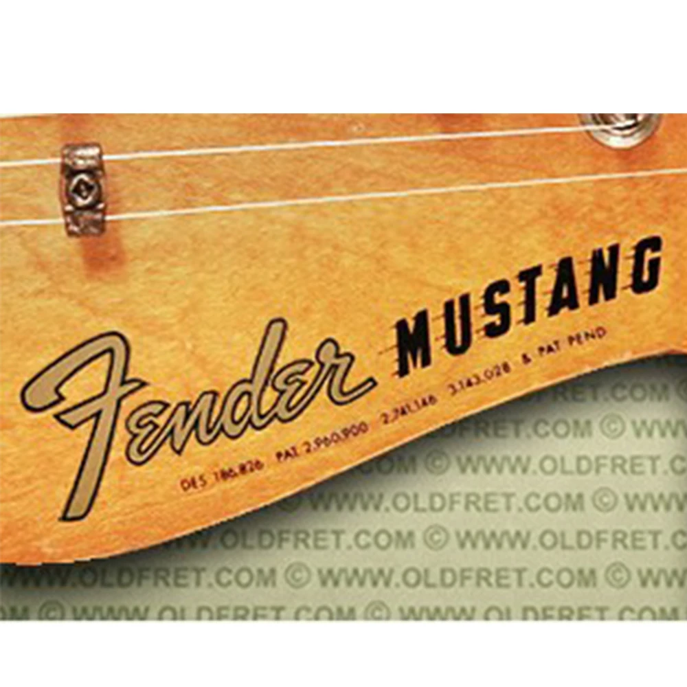 

Водная наклейка с логотипом головки гитары Fender mustang
