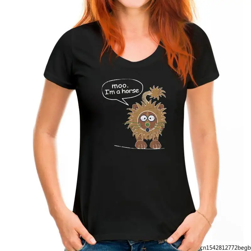 

Moo Im A Horse Funny Women's T Shirt
