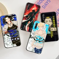 anime tokyo avengers phone case for huawei p smart z 2019 2021 p20 funda back cover coque soft carcasa japan hinata draken