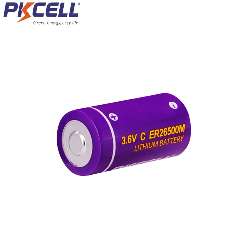 4 шт. PKCELL ER26500M 3 6 V 6500MAH C размер Li-SOCl2 (тип питания) ER26500 литиевые батареи заменить