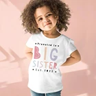 Футболка с коротким рукавом для девочек, с графическим принтом, модная повседневная Летняя одежда, лучший подарок на Новый год, 2022