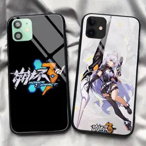 Чехол для телефона Honkai impact 3rd, закаленное стекло для iPhone 11 Pro XR XS MAX 8X7 6S 6 Plus SE 2020 12 Pro Max Mini