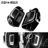lower leg warmer vented fairing glove box w led fairing lower grills turn signal light for harley touring electra glide 2014 20