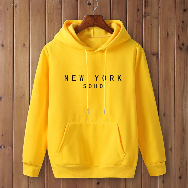 Женский свитшот с надписью New York Soho повседневный смешной для леди хипстерский Топ