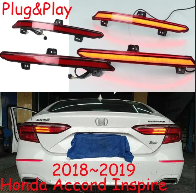 Автомобильный Стайлинг для Honda Accord противотуманных фар с переключателем+ жгут года автомобильные аксессуары светодиодный DRL для фар accord - Цвет: LED Rear light