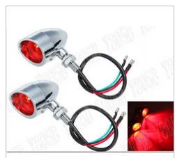 Алюминиевые красные световые поворотники для Kawasaki Vulcan Classic VN 400 VN500 VN800 900 1200 1500 1600