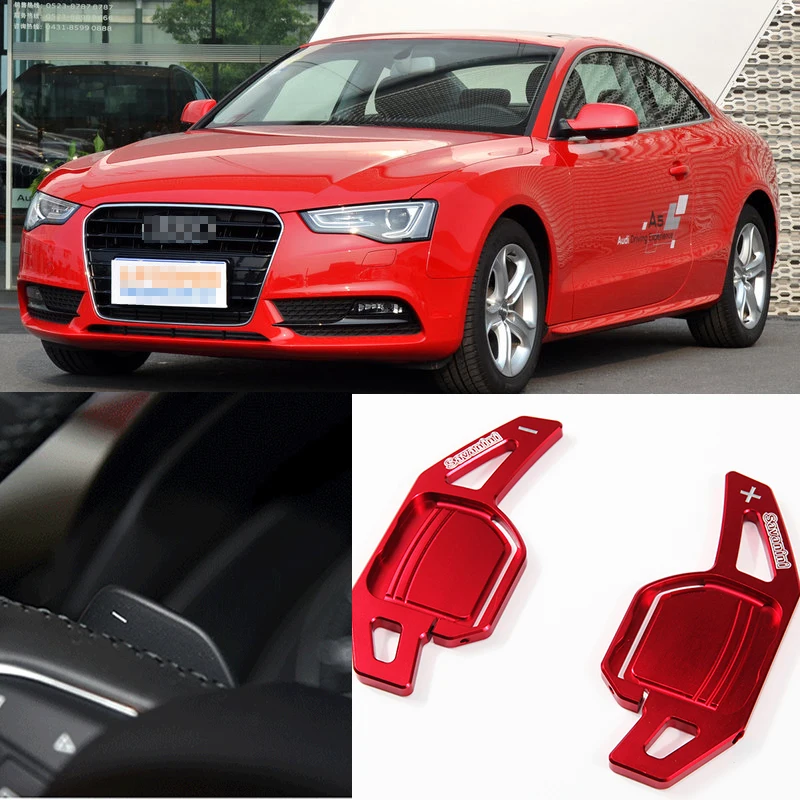 Алюминиевое весло переключения передач на руль 2 шт. удлинитель для Audi A5 2012 2016