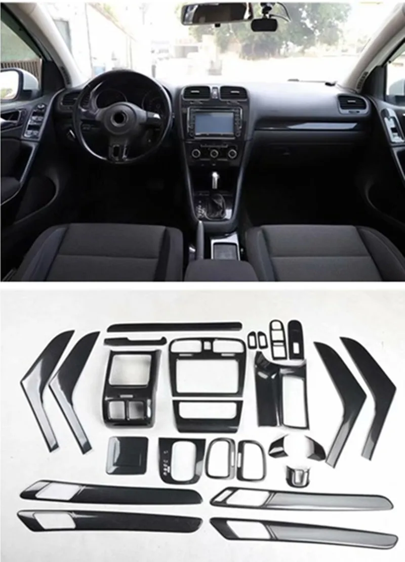 1 лот автомобильные наклейки ABS черное углеродное волокно внутри декоративный