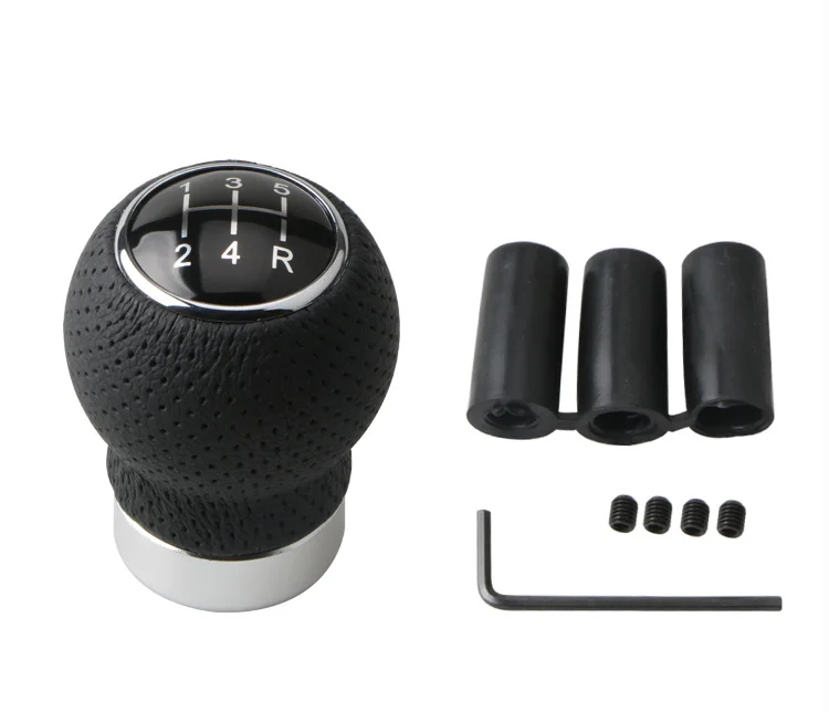 

Universal 5-speed Leather Shift Knob, Shift Lever, Shifter, Handball Jumper Relay Is Suitable for Automobile Manual Transmission