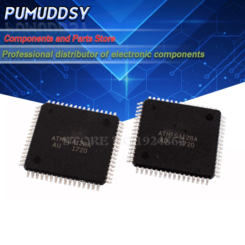 5 шт. ATMEGA128A AU ATMEGA128 8 битный микроконтроллер с 128 К байт в Системы программируемый