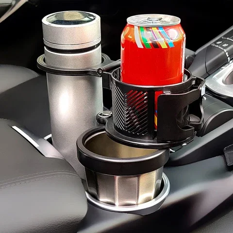 

2-in-1 Car Heating Cooling Cup Car Office Cup Warmer Cooler Smart Car Cup Mug Holder Tumbler Cooling Beverage Drinks Cans
