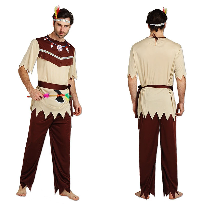 

Native Indians Costume Halloween Costumes For Women Men Kids Family Clothing Performance Show Role Play Fancy Party