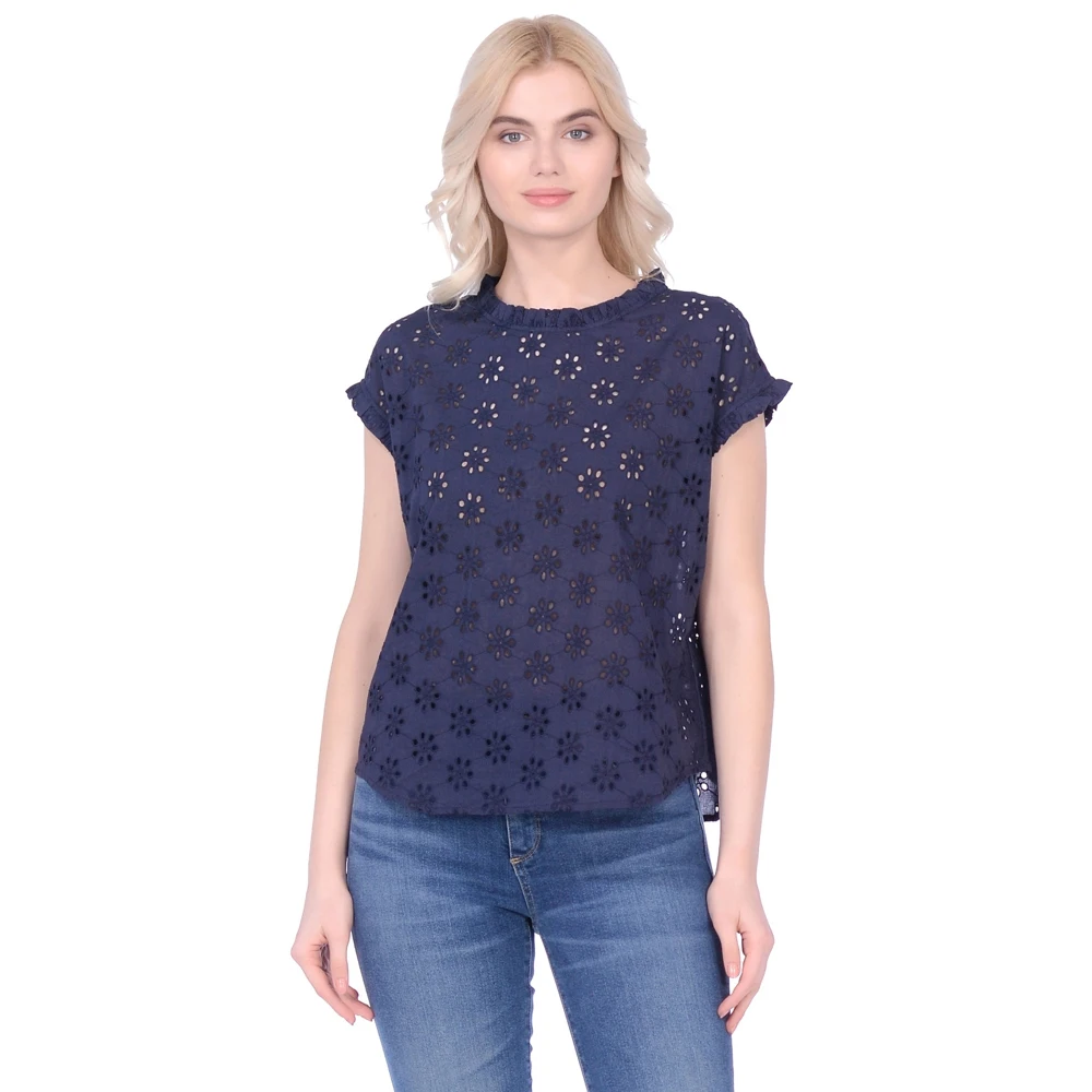 Женская блузка из кружевного шитья Baon B199019|Блузки| |