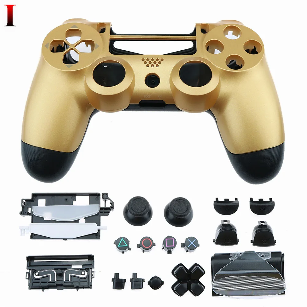 I YuXi оболочка для ps4 pro тонкая Замена полная оболочка и кнопки мод комплект контроллер пользовательский чехол Корпус для playstation 4 pro - Цвет: I