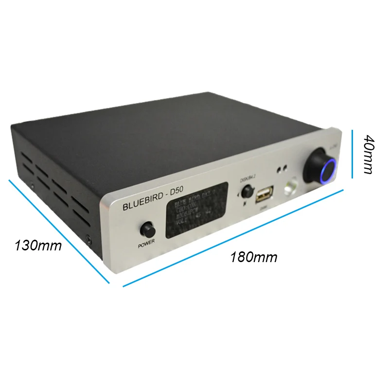 Двойное декодирование ES9018 Декодер OPA2604 Amp DSD DAC Bluetooth U Disk Поддержка OTG 24B 96K домашний