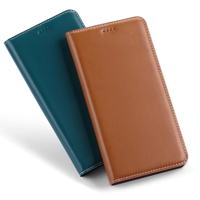 

Luxury Genuine Leather Magnetic Holster Card Phone Case For Xiaomi Poco X3 NFC/Xiaomi POCO F2 Pro/Xiaomi POCOphone F1 Flip Case