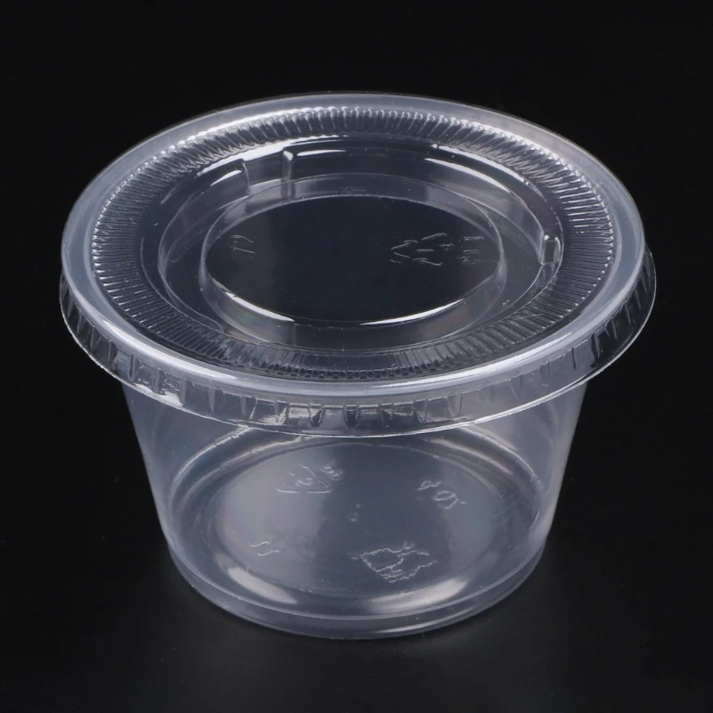 

5X 110ml Storage Container Organizer Box For Light Clay Play Foam Slime Mud 57BF