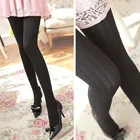 Лолита белые чулки сердце 3D жаккардовые супер эластичные Высокие Колготки однотонные нейлоновые сексуальные женские колготки для похудения