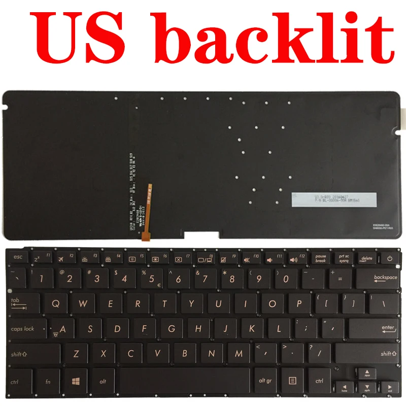 Клавиатура для ноутбука ASUS UX310 UX310U UX310UA UX310UQ UX310UF UX310UAK с испанской раскладкой |