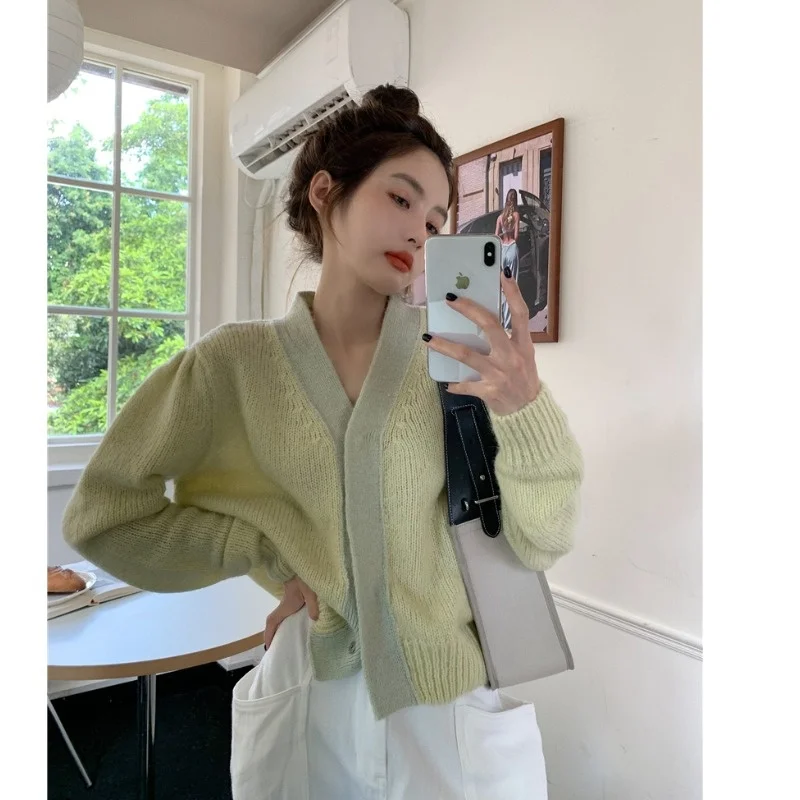 

Осень 2021, зимний свитер, женские топы, вязаный пуловер, женская мягкая теплая толстая верхняя одежда