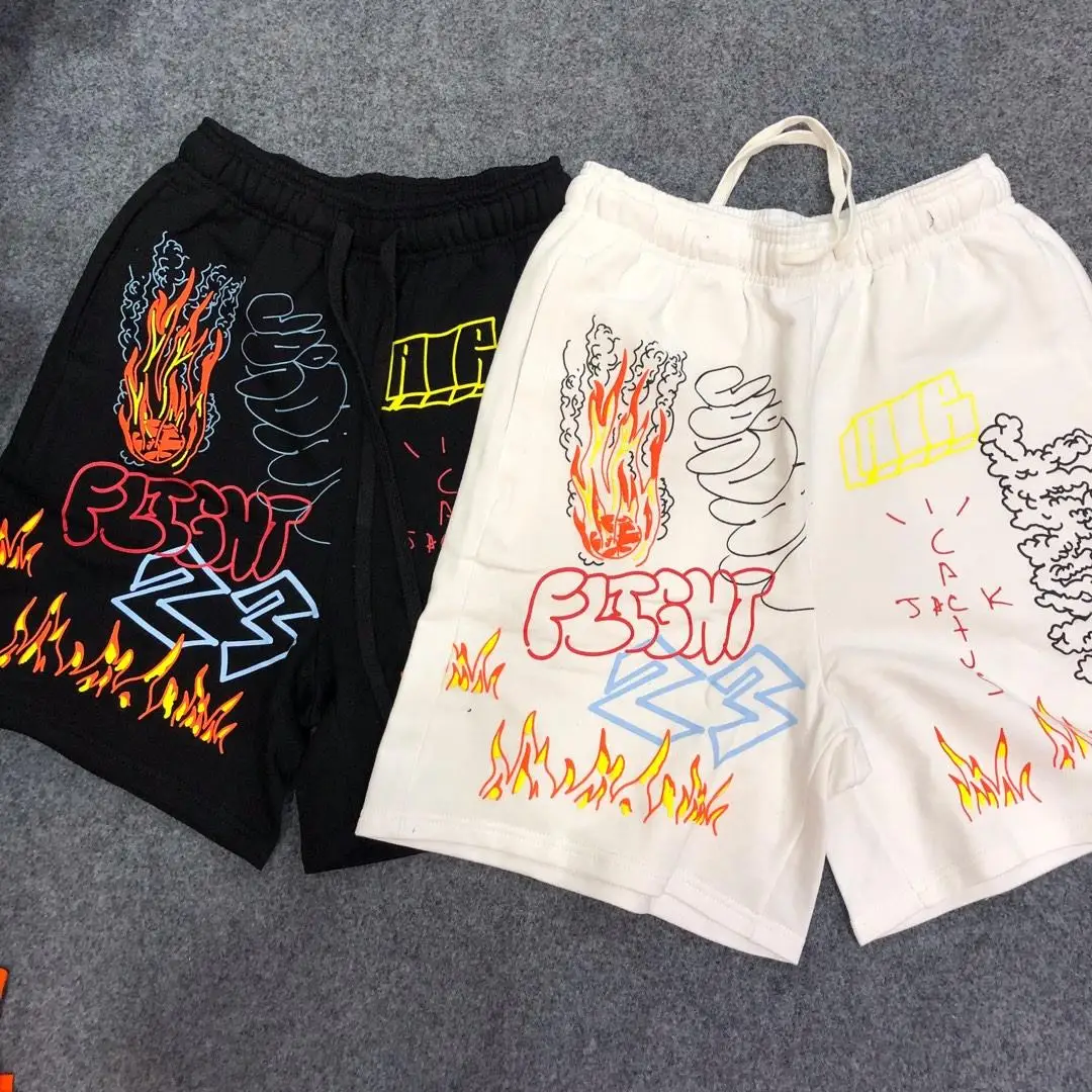 

Шорты AstroWorld для мужчин и женщин, туманная пляжная одежда, одежда для спорта, высококачественные шорты AstroWorld Tour Kanye West