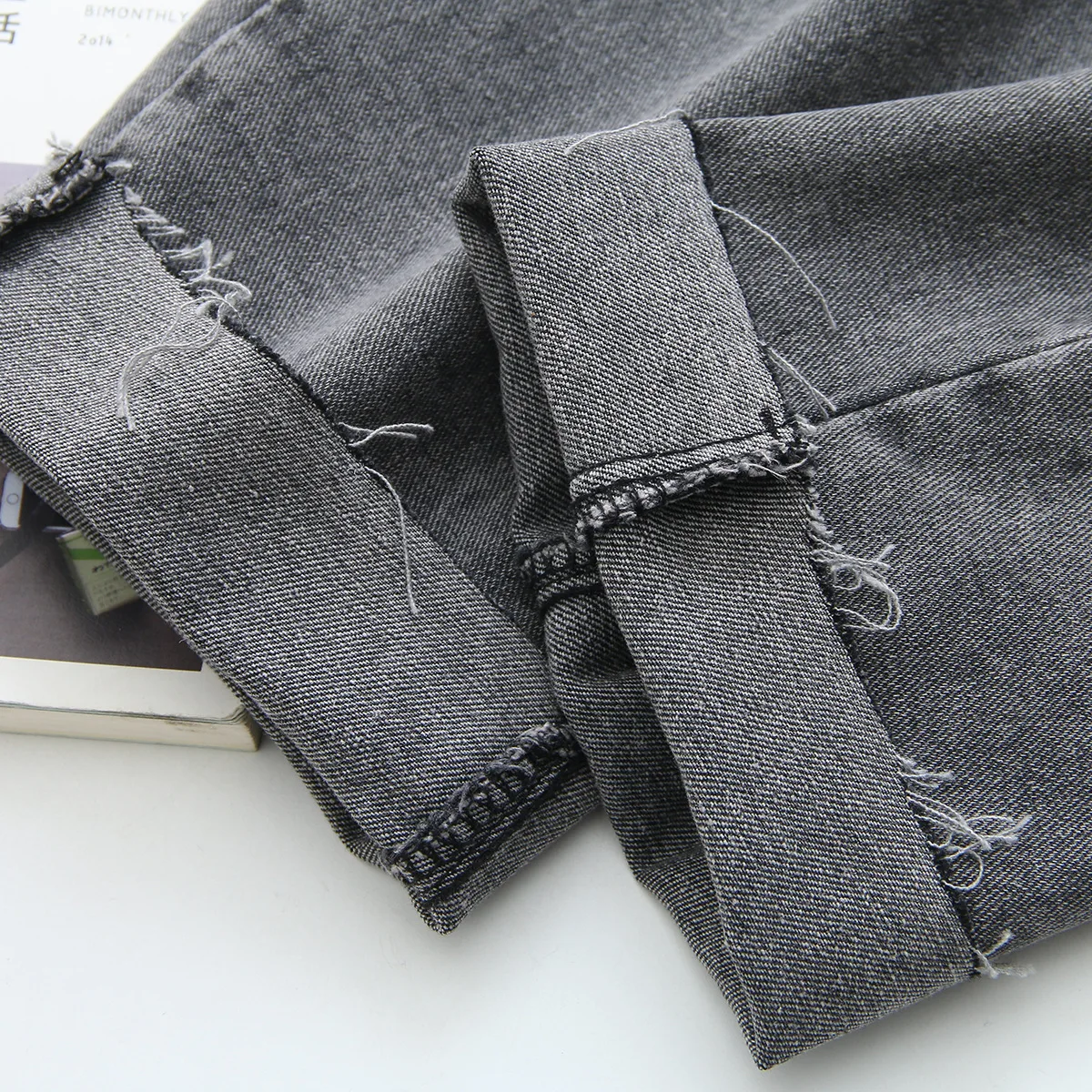 Женские джинсы 2020 весенние модные женские штаны шаровары с высокой талией