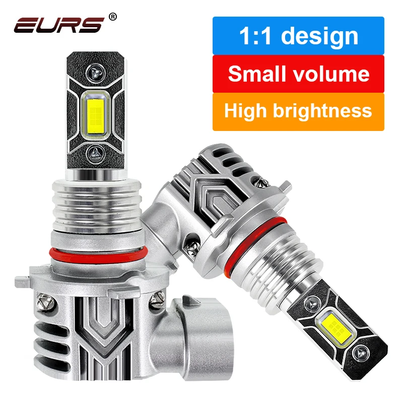 

EURS H8 H9 H11 HB3 HB4 LED Fog Lights H16 H4 H7 Led Car Headlight 6000K 3000K Car Lights Headlamp Bulbs lampada 80W 12V 24V V8