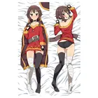 Наволочка для подушки с изображением аниме Коно субараши, Sekai ni Shukufuku wo, куренайденсетсу, двусторонняя наволочка для обнимания кровати, дакимакура, манга