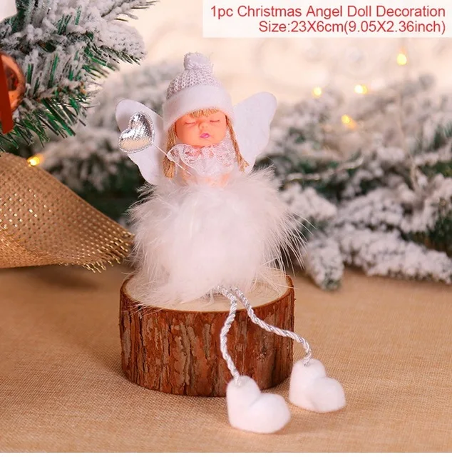 Christmas doll 6 Merry Christmas Noel серьги кулон Рождественский подарок украшения Рождественский Декор для дома Новогодний подарок Navidad Natal - Цвет: Christmas doll 6