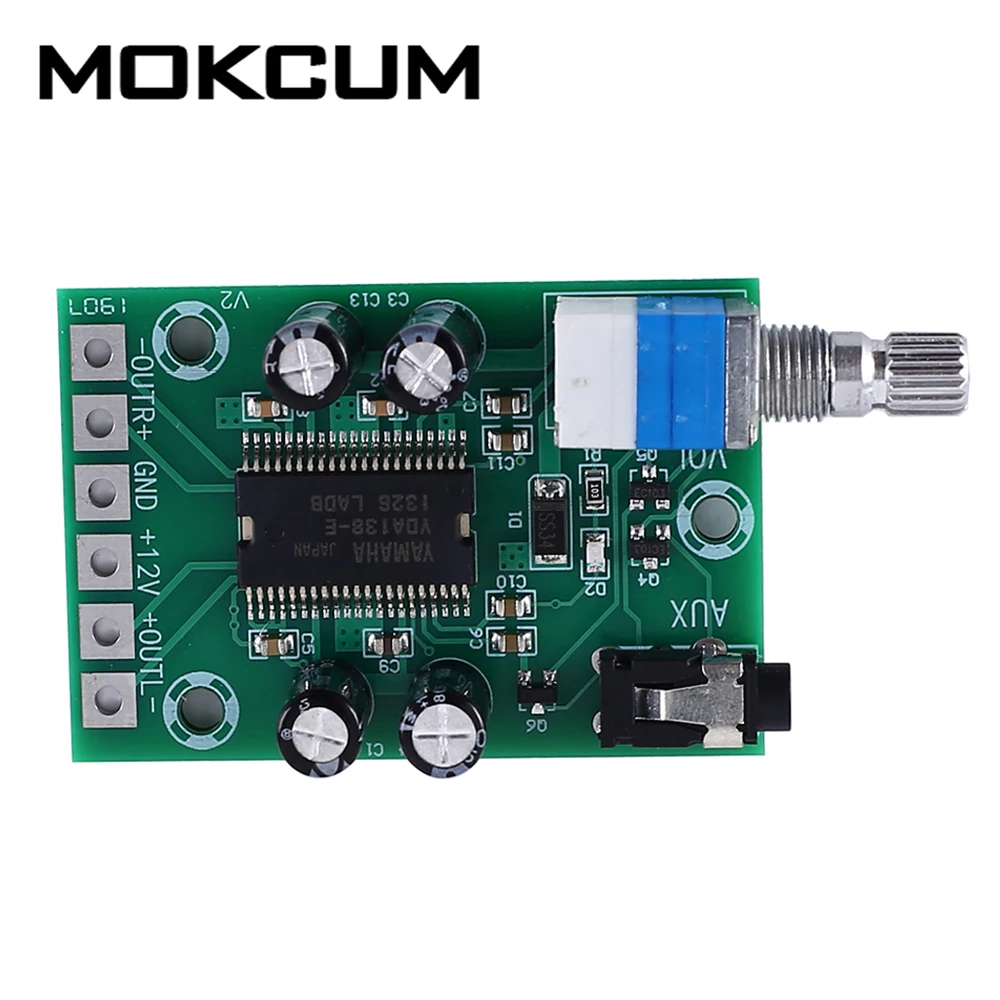 Цифровой стерео усилитель постоянного тока 12 В 10 Вт + 8 Ом мощности класса