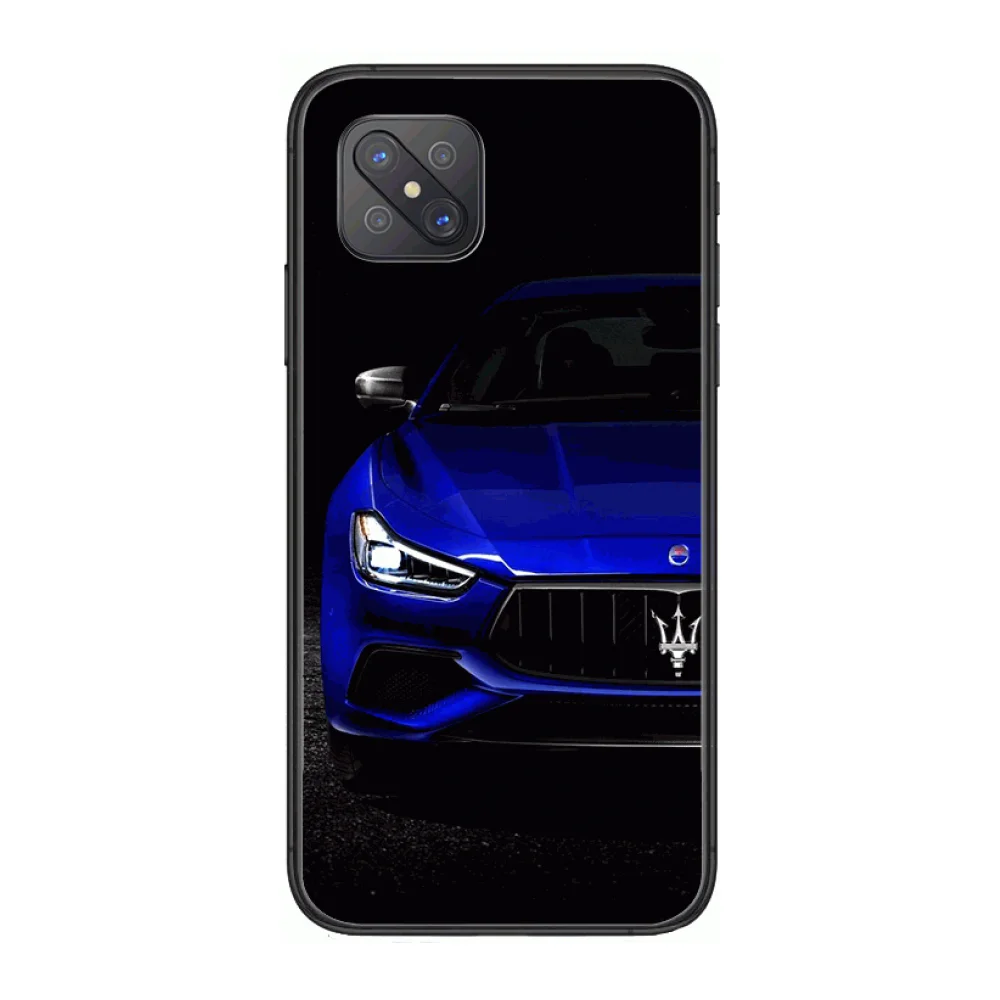 

Italy Supercar Maserati Famous car Fashion Phone Case cover For OPPO A91 9 83 79 92s 5 F9 A7X Reno2 Realme6pro 5 black tp