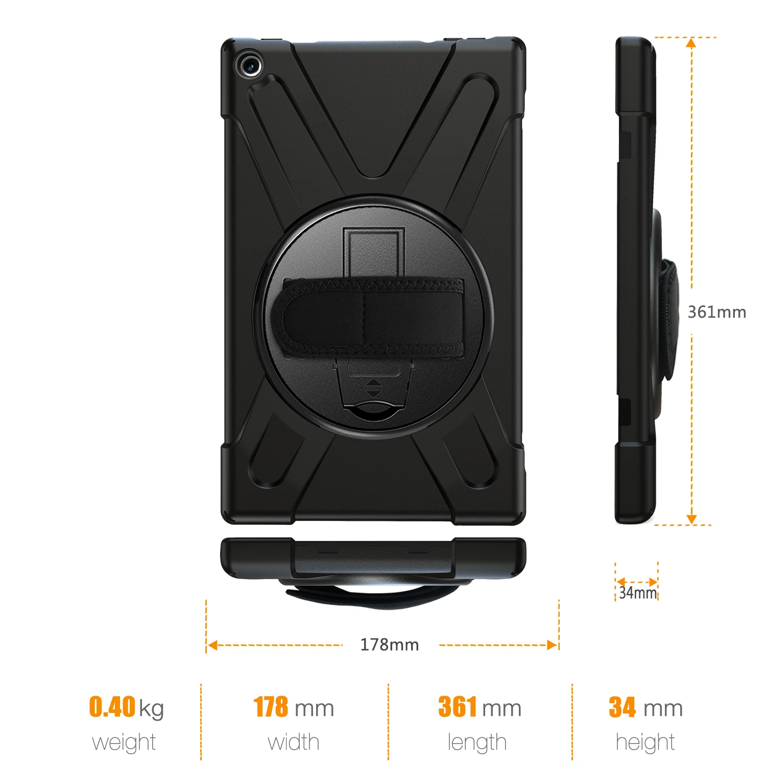 Чехол для планшета для Amazon Fire HD 10 чехол Чехол Funda дети Безопасный противоударный сверхмощный силиконовый Жесткий подставка для рук держатель