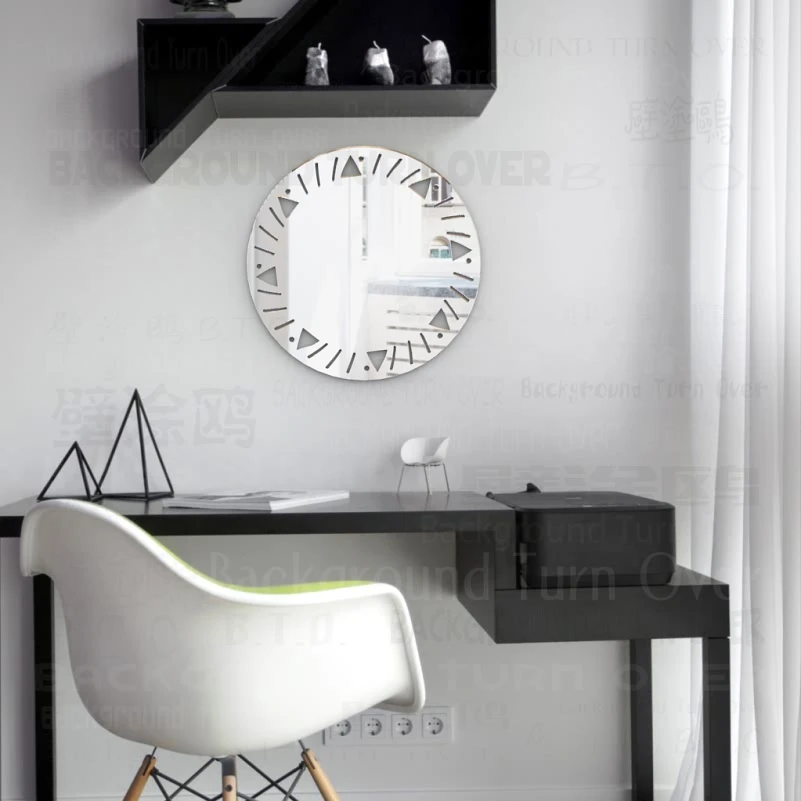 Круглые зеркальные настенные зеркала кавайный макияж для тела декор ванной