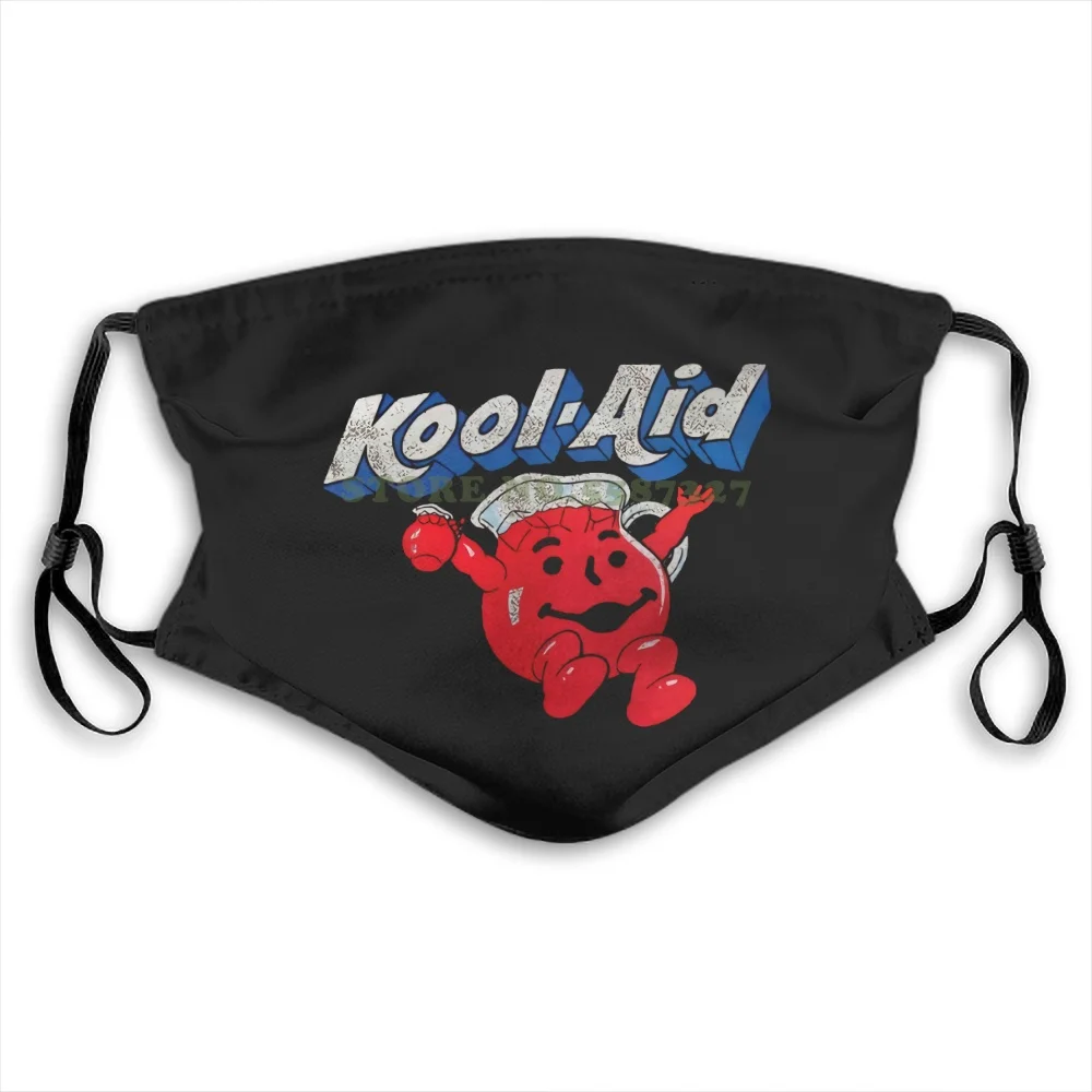 Маска для лица Cool Aid Oh Yeah уличная мода Забавный дизайн белые черные многоразовые