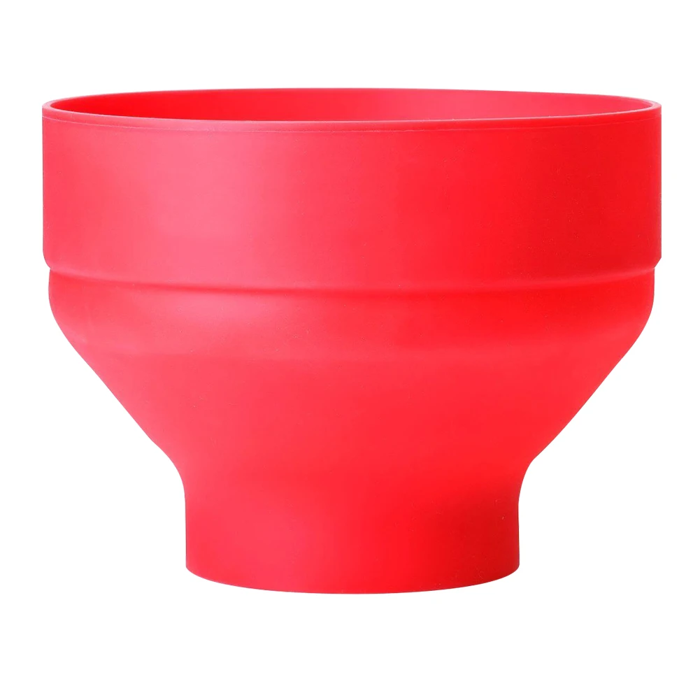

Microwave Popper Silicone Maker Collapsible Bowl With Lid Collapsible Space-saving Design