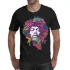 Счастьем человек короткий рукав хлопковая Футболка Jimi-Hendrix футболка новые футболки забавные топы; Футболка короткий рукав 100% хлопок человек