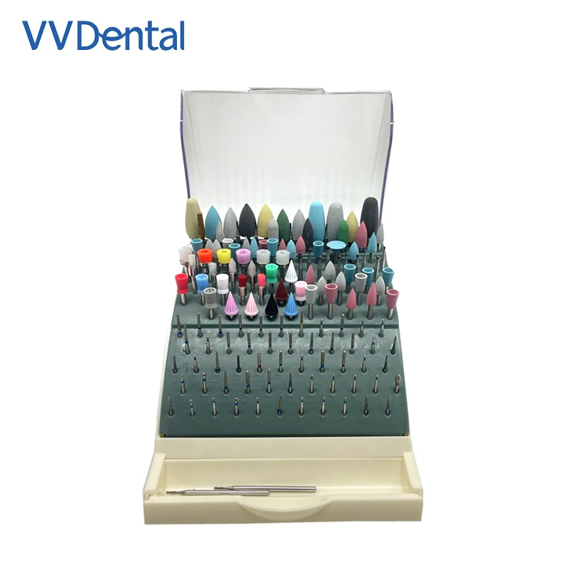 

Dental Odontologia Bur Block Holder with Drawer 142 Holes ABS Autoclave Sterilizer Case Disinfection Box Holder Dentistry Tool