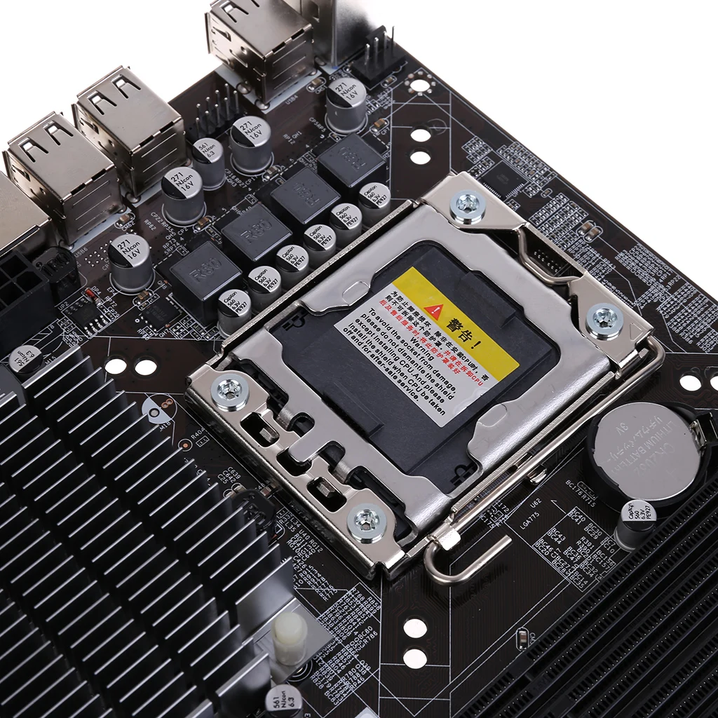 Новая высококачественная 58 настольная материнская плата LGA 1366 Pin DDR3 компьютерная материнская плата для L/E5520 X5650 RECC