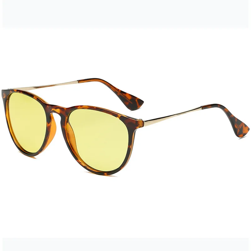Солнцезащитные очки кошачий глаз для мужчин и женщин поляризационные с желтыми