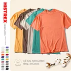 Футболка мужская хлопковая в стиле хип-хоп, Простая рубашка, уличная одежда в стиле Харадзюку, 100% хлопок, топ с коротким рукавом, лен, лето 180