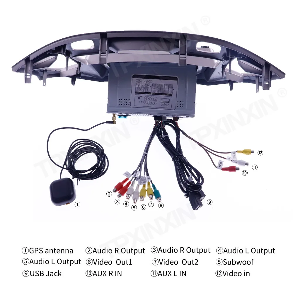 

128G For Toyota Highlander 2002 2003 - 2008 Android Car Radio Tape Recorder video Multimedia Player GPS Navigation Vioce Control