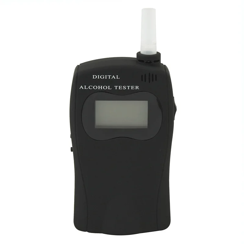 Digital Alcohol Tester Professional Police Breathalyzer LCD Display Analyzer Breath Detector Device With Mouthpieces USB Charger |