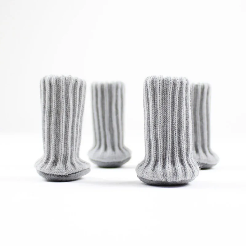 Чехлы для ножек стула нескользящие носки вязаные стола Твердый чехол Защита пола