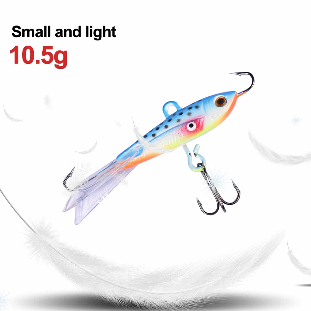 

Искусственная рыболовная приманка, балансир блесна Айс джиг, жесткая приманка С рыболовным крючком, искусственная снасть для зимней улично...