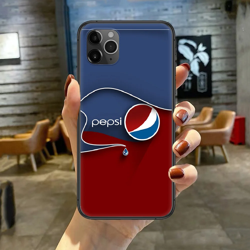 

Luxury Bestselling Pepsis-Cola Phone Case Cover For Iphone 5 5S 6 6S PLUS 7 8 11 12 Mini X XR XS PRO SE 2020 MAX black Cover
