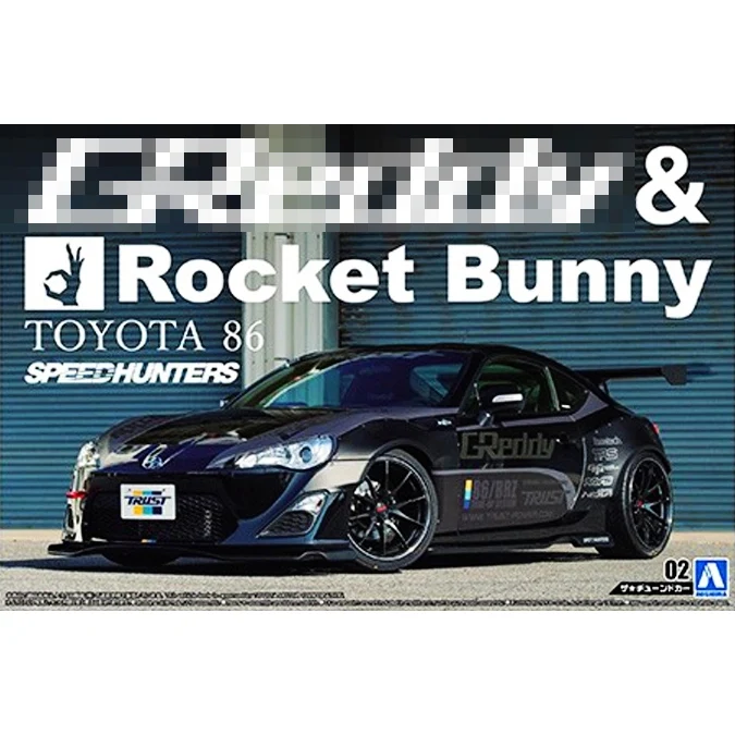 

Assembly Car Model 1/24 TOYOTA 86 Rocket Rabbit 05094