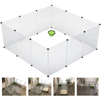 pet playpen large plastic portable yard fence cage indoor and outdoor for small animals hamsters puppies kittens rabbits